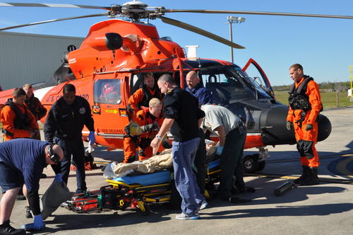 Coast Guard Rescue Crown Princess Cruise Ship